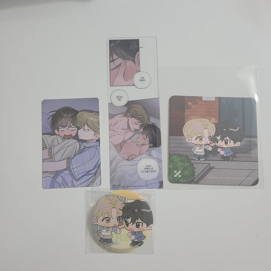 [NEMO MARKET] LEBOM CAFE : Pond Where Flowers Fall : Gift photocard+Can Badge+Pet bookmark+Coaster