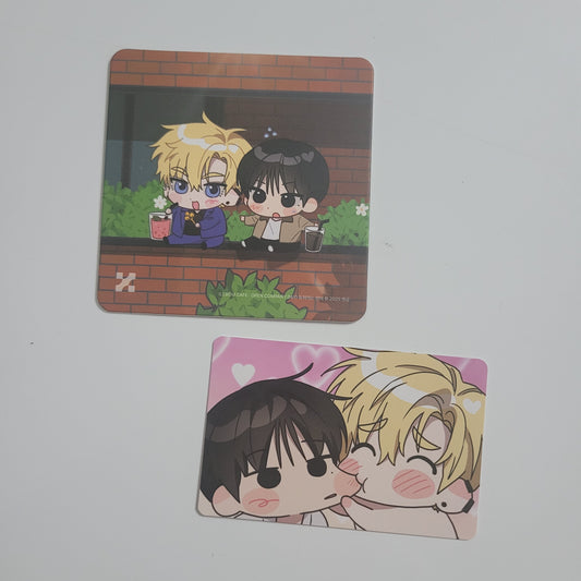 [NEMO MARKET] LEBOM CAFE : Scammed and Rammed : Gift photocard + Coaster