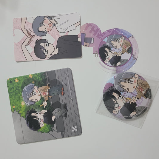 [NEMO MARKET] LEBOM CAFE : Sweeten the Deal : gift photocard+coaster+straw deco pic+can badge