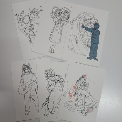 [NEMO MARKET] ALIEN STAGE : 6 Postcards