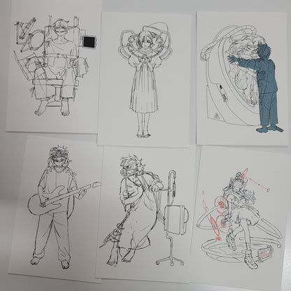 [NEMO MARKET] ALIEN STAGE : 6 Postcards