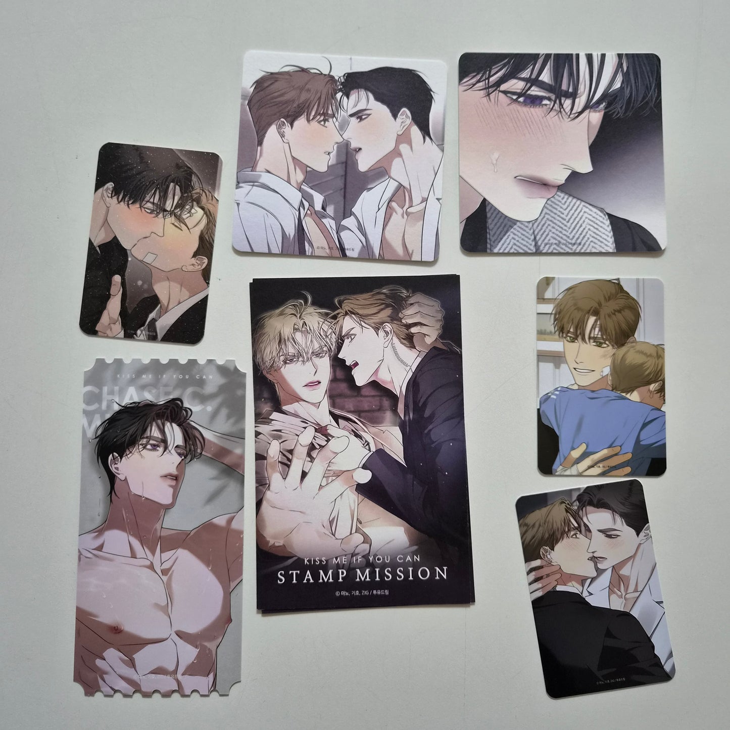 [NEMO MARKET] Kiss Me If You Can : Coaster & Photocards, Stamp card