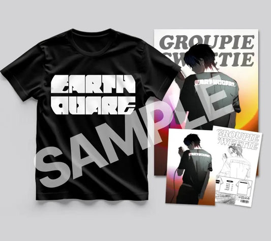 [pre-order] Groupie Sweetie : Short-Sleeved Shirt Earthquake
