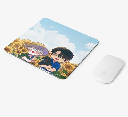 If It's Not Fate, Then What Is It? : Yul-ha and Dojin amongst the sunflower fields MOUSEPAD