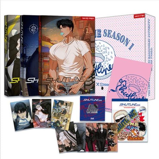 [only one][limited edition] Shutline : manwha comics vol.1-3 set
