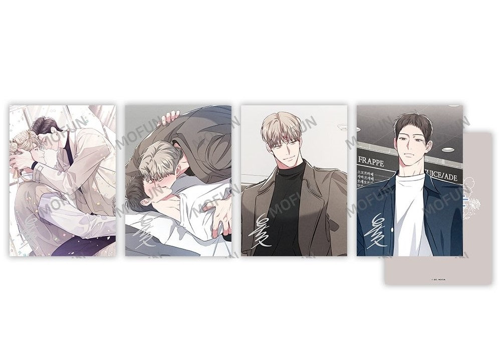 [in stock, only one][collaboration cafe]Between the Lines : illustration art board set