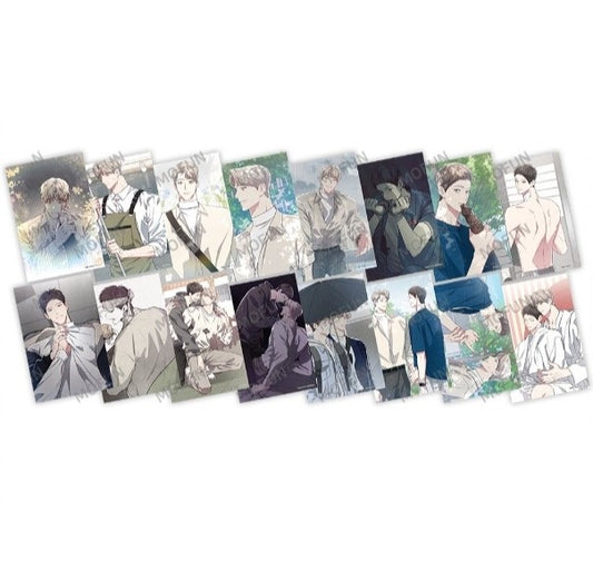 [on sale][collaboration cafe]Between the Lines : 16pcs Postcards Set