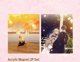 [Collaboration cafe] The Viridescent Tiara : Acrylic Magnet 2p Set