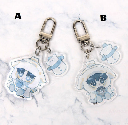 A World Without You : 2 stage acrylic keyring