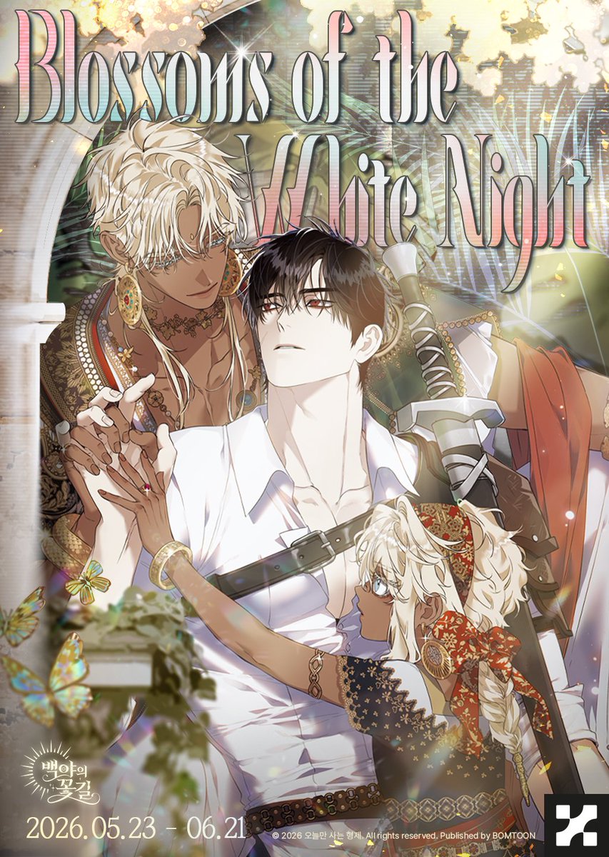 韓国BL Salon De Lebom レボムカフェ 入場特典カード 月曜日 Pre-order][LEBOM CAFE] Blossoms of the White Night : Acrylic Stand