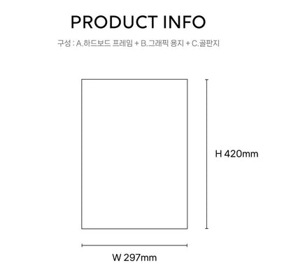 [pre-order] Webtoon Friends Originals : Cut Poster : Ctrl+Alt+Resign