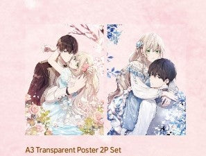 [Collaboration cafe] The Viridescent Tiara : A3 Transparent Poster 2p set