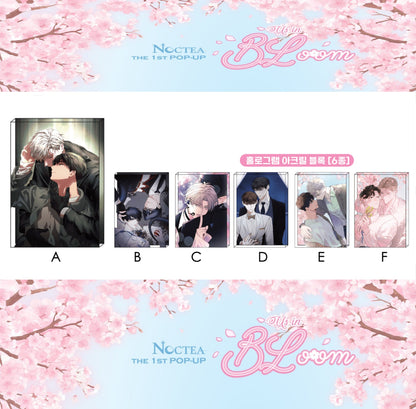 [𝖭𝖮𝖢𝖳𝖤𝖠 𝖯𝖮𝖯-𝖴𝖯] Us in BLoom : Hologram Acrylic Block