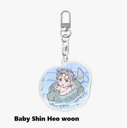 [pre-order] Prison Breakfast : Baby Acrylic keyring