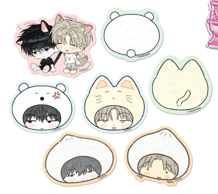 [pre-order] No Returns After Use : Lenticular Acrylic Set, Memo Pad, Sticker Pack