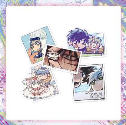[collaboration cafe] Kill Me if You Can : BIG Removable sticker pack