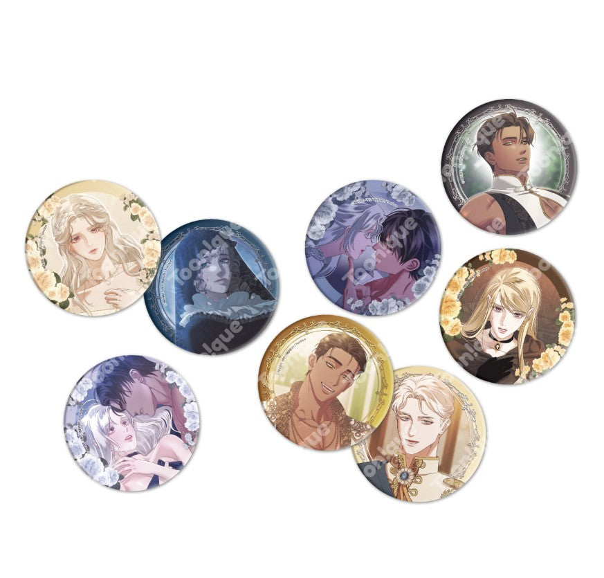 [collaboration cafe] Predatory Marriage : Illustration Can Badge(random)