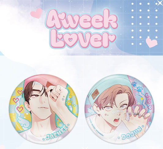 [pre-order] 4 Week Lovers : 1st Debut Album 'Tick Tock' Can Badge Set