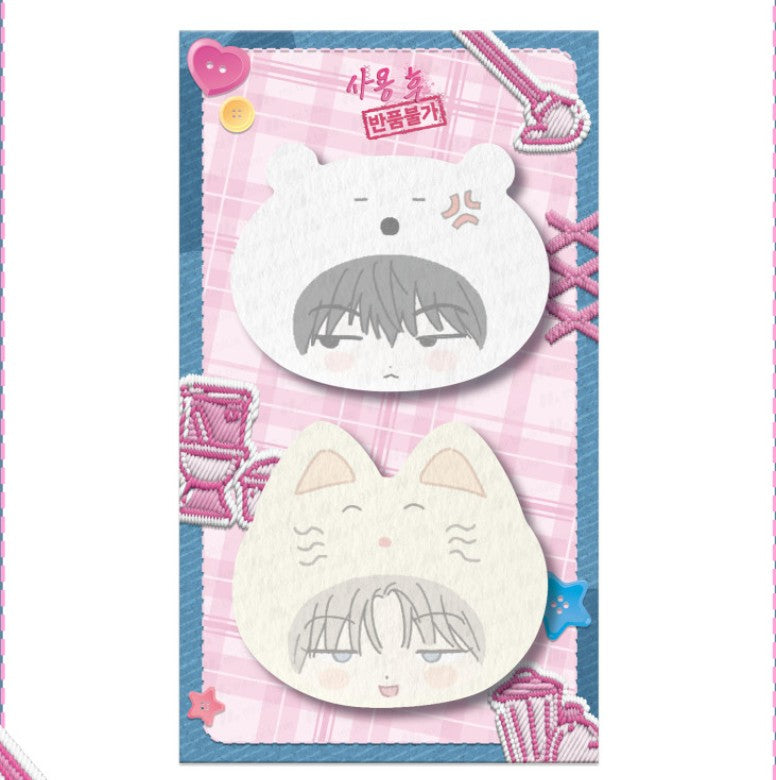 [pre-order] No Returns After Use : Lenticular Acrylic Set, Memo Pad, Sticker Pack