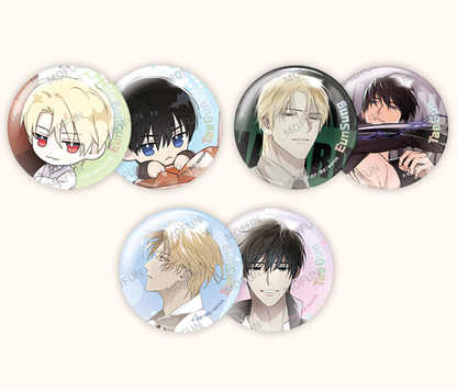 [collaboration cafe] Guiding Hazard : Pin Buttons Set