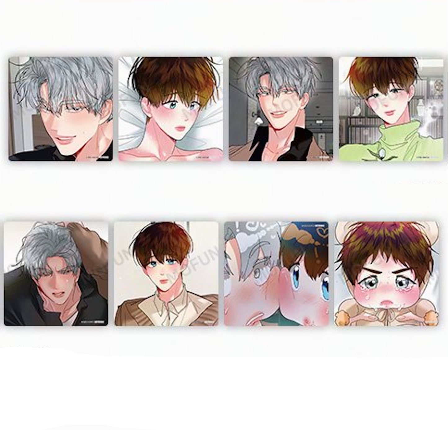 [Mofun Cafe] Mint Fresh : 8 coasters set