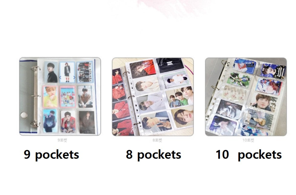 lomo card binder Card Binder Refill(Clear Holder Refill) : fit in the Collab binder – nemo it store