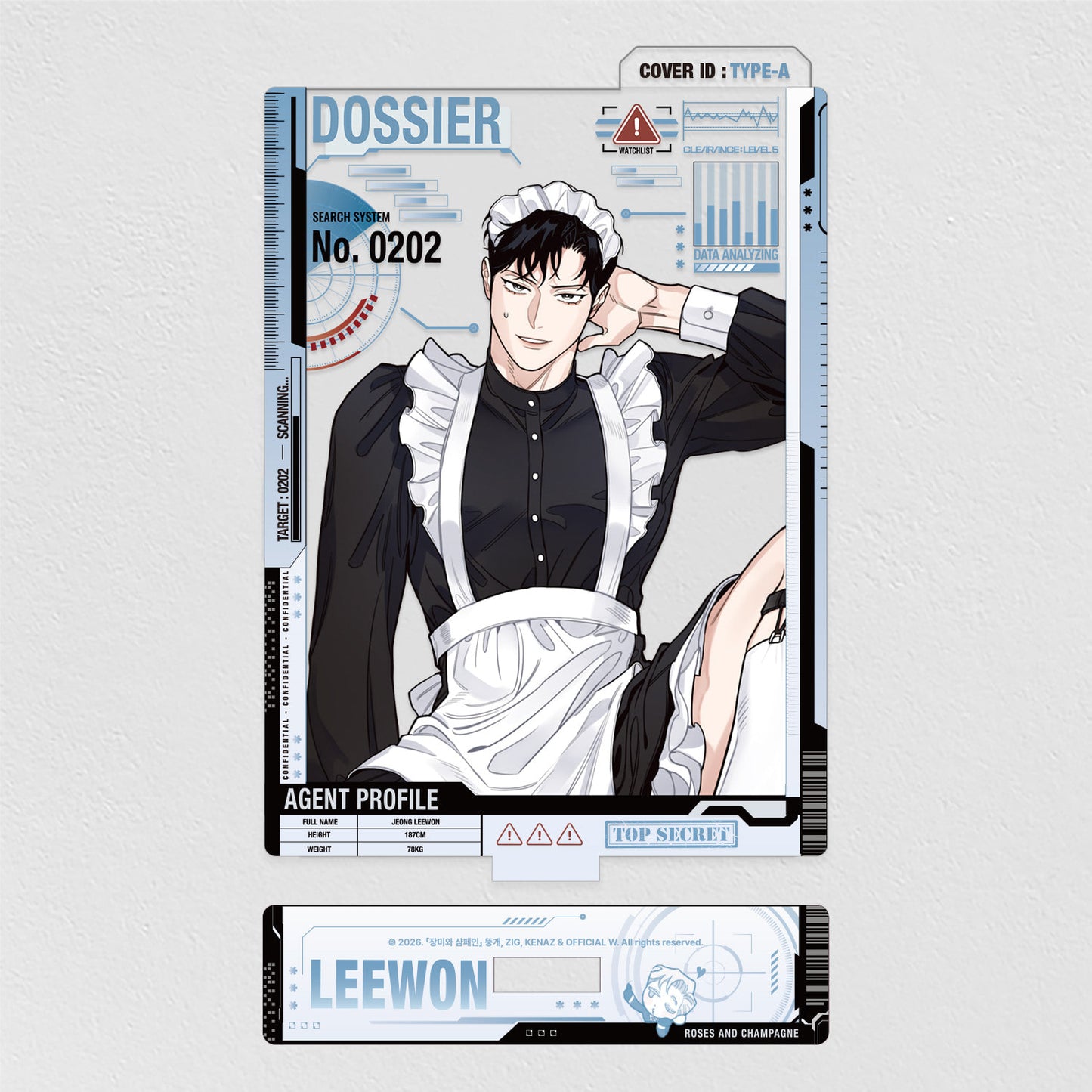 Roses and Champagne : Leewon Dress-up Acrylic Stand
