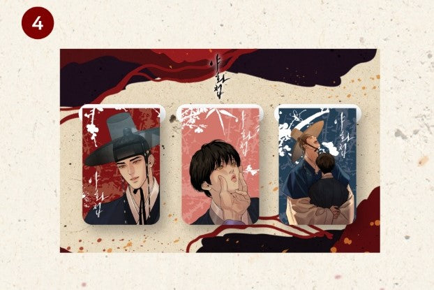 [collaboration cafe] Painter of the Night : Illistration Magnet Set