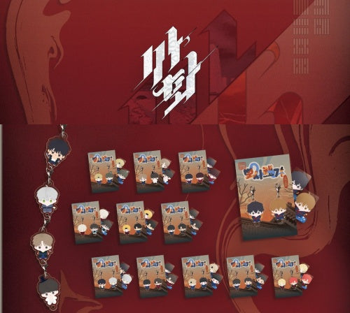 [pre-order][BOMTOON POP-UP][10th Anni. Home Party][SAHWA] Mini BBOSIRAEGI Acrylic Charm Set