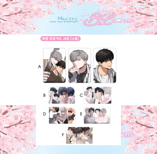 [𝖭𝖮𝖢𝖳𝖤𝖠 𝖯𝖮𝖯-𝖴𝖯] Us in BLoom : Transparent Photo Card Set