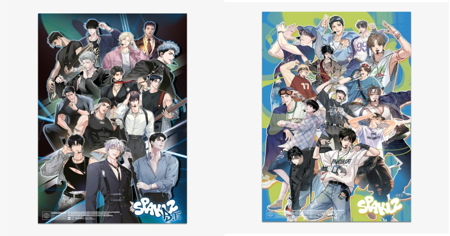 [POP-UP] 2026 World-Tour SPAKLZ : A3 Poster(Seongsu Pop-up Exclusive)