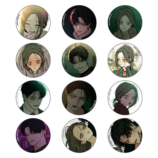 [Pre-order][POP-UP Animate Japan]Tears on a Withered Flower : Hologram Pin Badge Complete Set