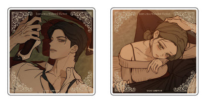 [Pre-order][POP-UP Animate Japan]Tears on a Withered Flower : Coaster Set