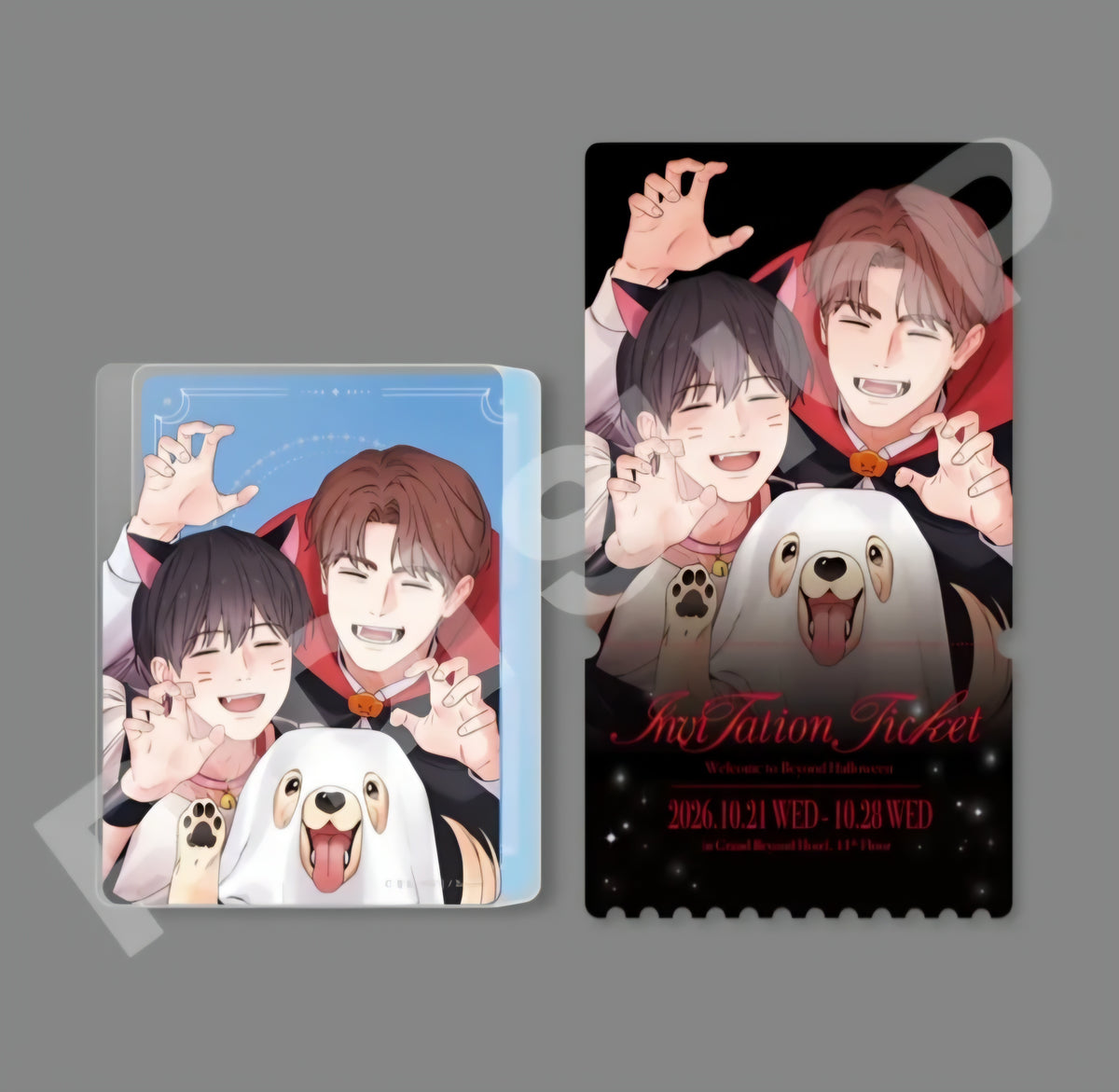 [pre-order][Trick or Treat]Reunion : Acrylic Block, Ticket Photo Card