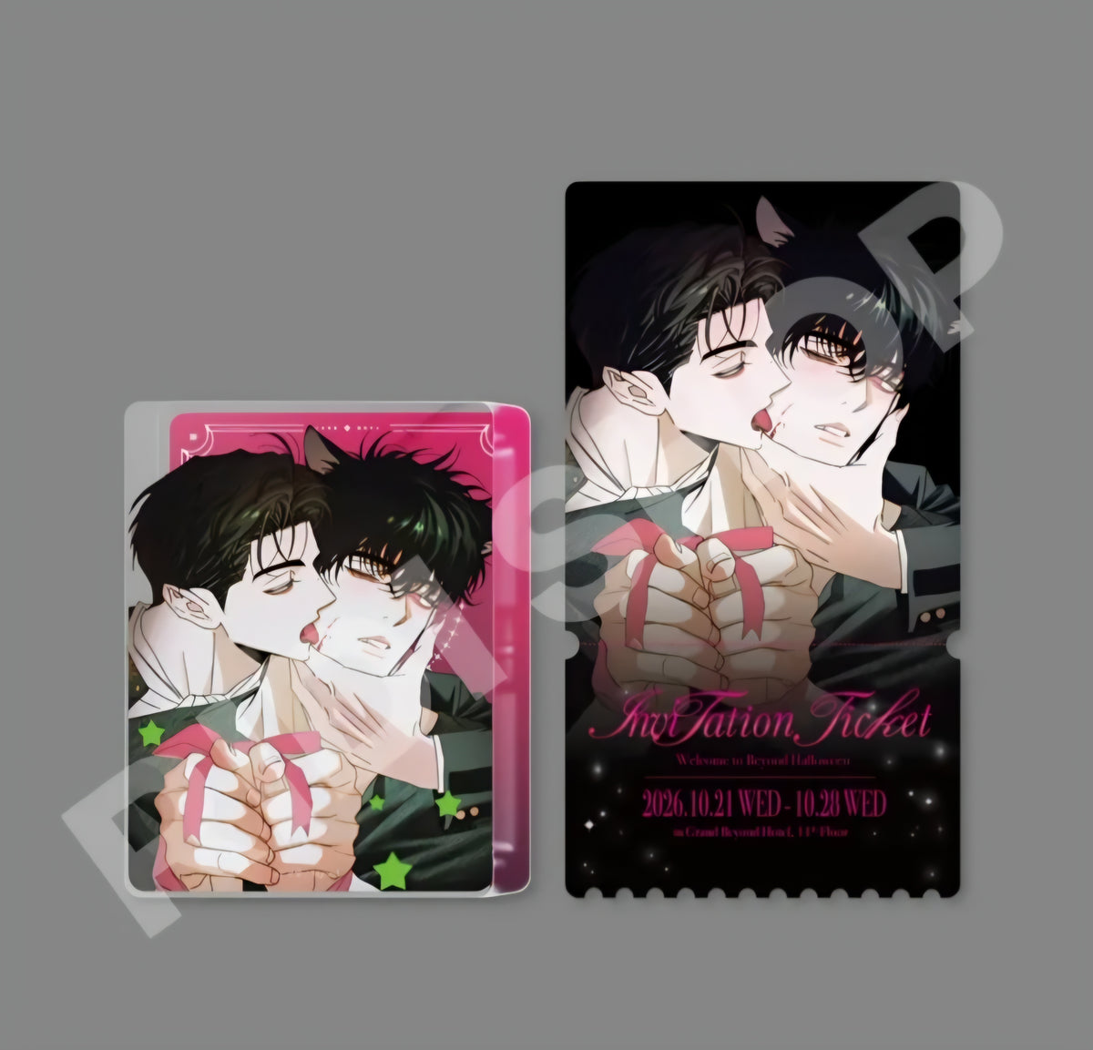 [pre-order][Trick or Treat]The Secretive XX : Acrylic Block, Ticket Photo Card