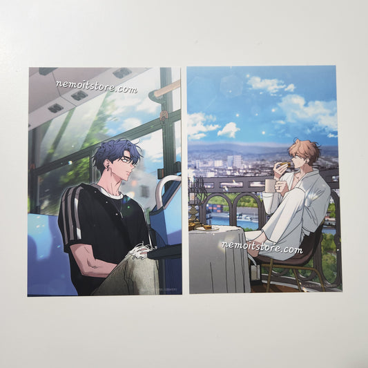 [NEMO MARKET] [Be On Cafe] Sketch(off the record) : 2 Postcards