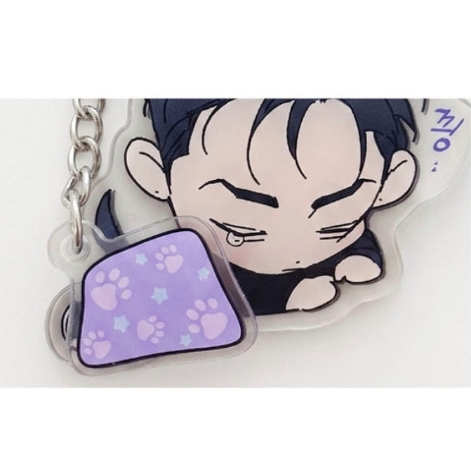 [pre-order] Wet Sand : Sleeping Magnet Keyring