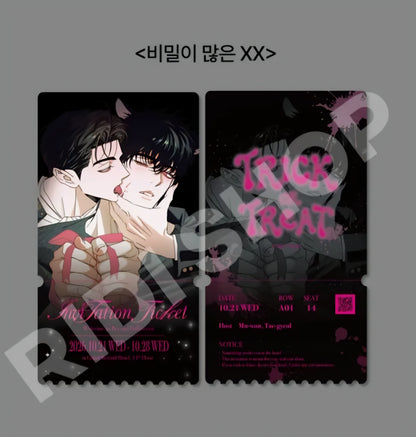 [pre-order][Trick or Treat] 6 Ticket Photo Cards