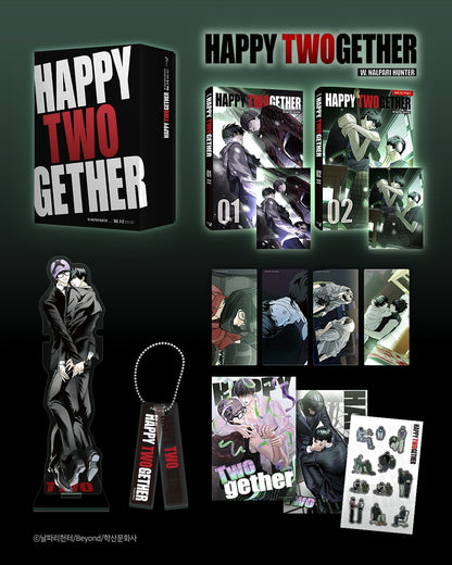 [pre-order][animate ver.][Limited Edition]Happy Twogether : Comic Book vol.1 - vol.2 Set Special Edition