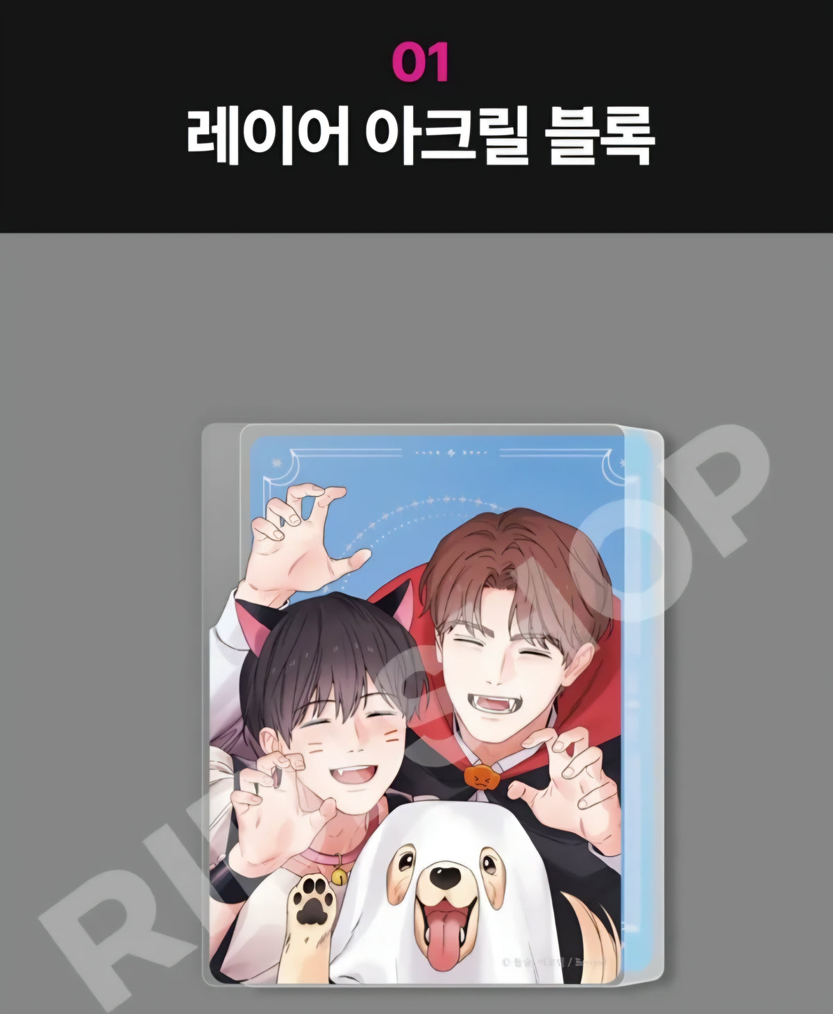[pre-order][Trick or Treat]Reunion : Acrylic Block, Ticket Photo Card