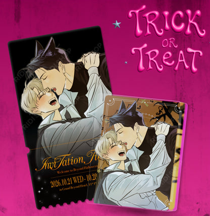[pre-order][Trick or Treat]Dangerous Convenience Store : Acrylic Block, Ticket Photo Card