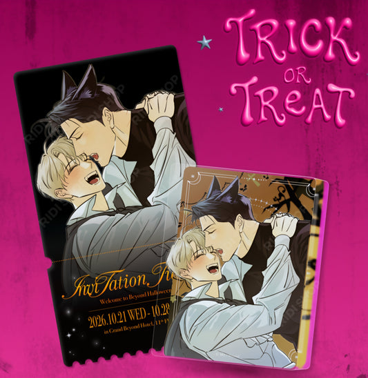 [pre-order][Trick or Treat]Dangerous Convenience Store : Acrylic Block, Ticket Photo Card