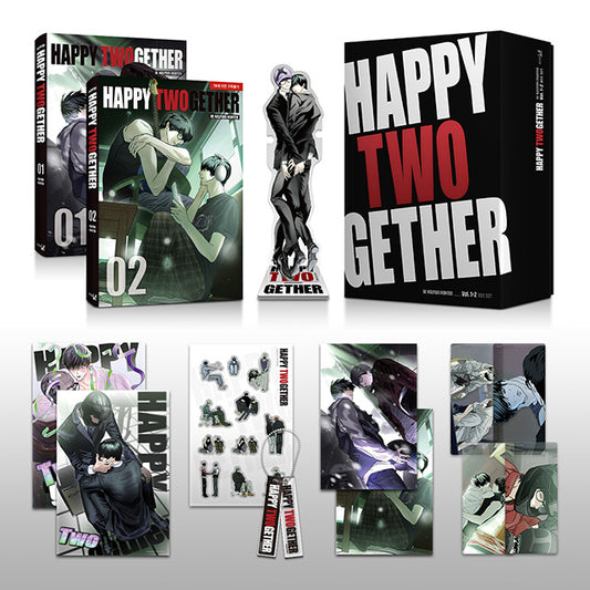 [pre-order][animate ver.][Limited Edition]Happy Twogether : Comic Book vol.1 - vol.2 Set Special Edition