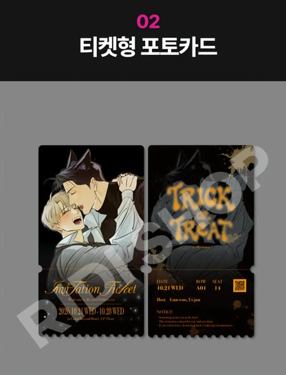 [pre-order][Trick or Treat]Dangerous Convenience Store : Acrylic Block, Ticket Photo Card