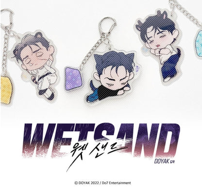 [pre-order] Wet Sand : Sleeping Magnet Keyring
