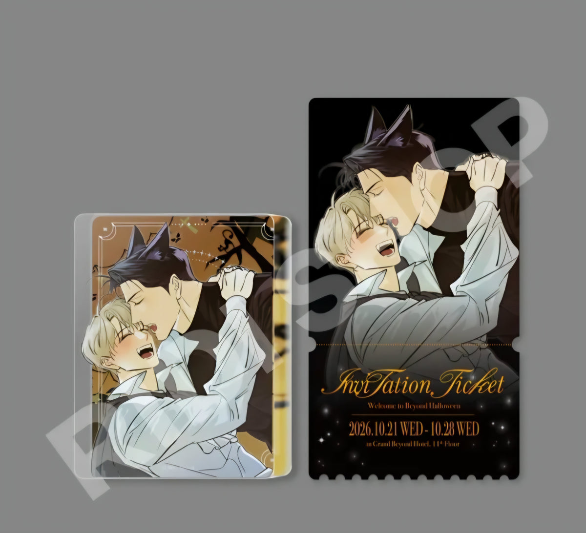 [pre-order][Trick or Treat]Dangerous Convenience Store : Acrylic Block, Ticket Photo Card