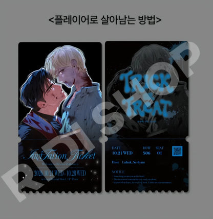 [pre-order][Trick or Treat] 6 Ticket Photo Cards