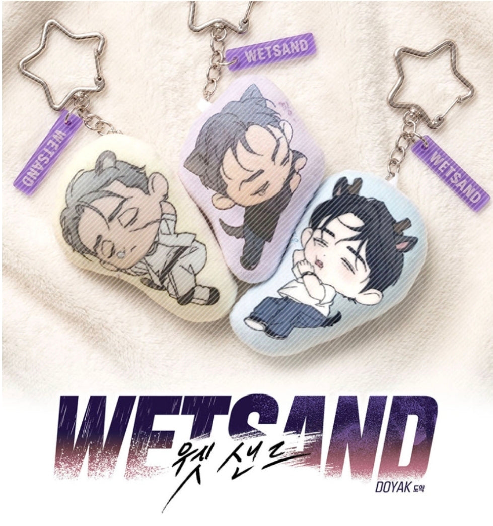 [pre-order] Wet Sand : Sleeping Cushion Keyring