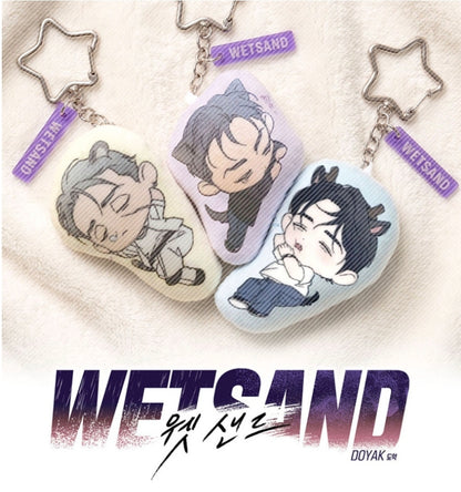 [pre-order] Wet Sand : Sleeping Cushion Keyring