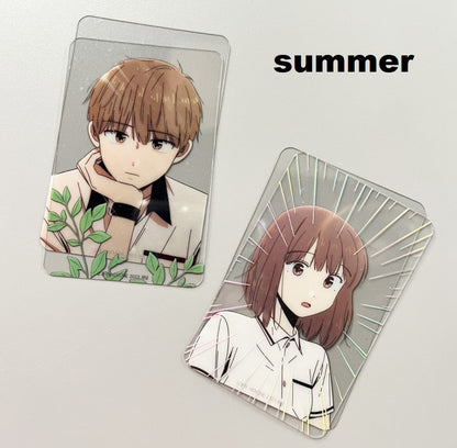 Seasons of Blossom : Transparent photo card